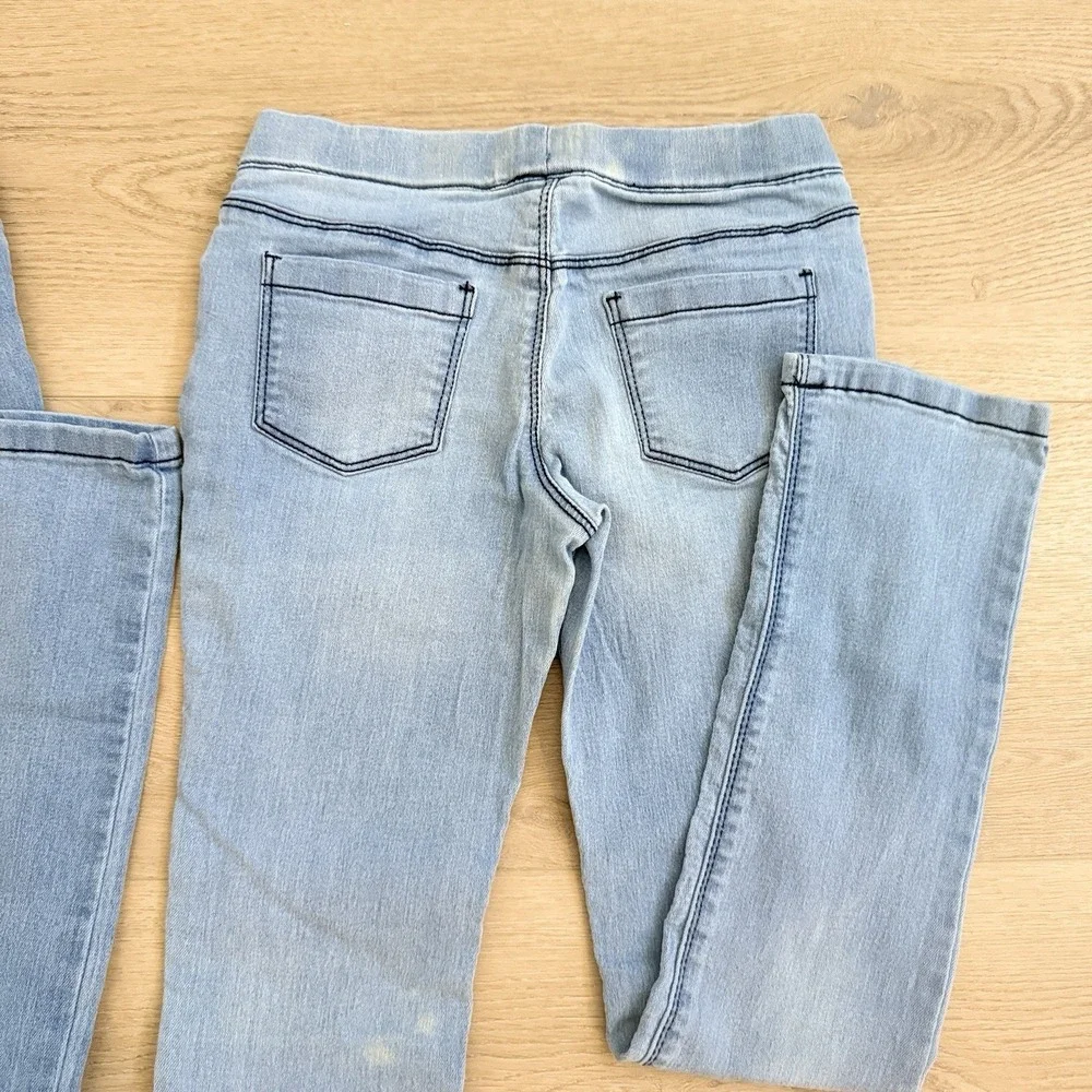 GYMBOREE Pull on Jeggings Girls Light Wash Denim Lot Of 2, Size 10